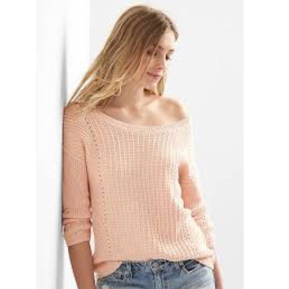 Gap Pointelle Boatneck Sweater